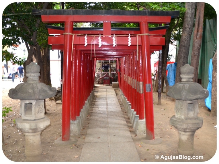 Hanazono Shrine - path to altar